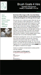 Mobile Screenshot of brushgoats4hire.com